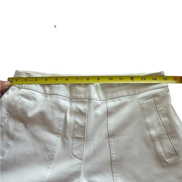 SPANX 20479Q Cropped Wide Leg Classic White Pull-on Shaping Pants M - Picture 4 of 8